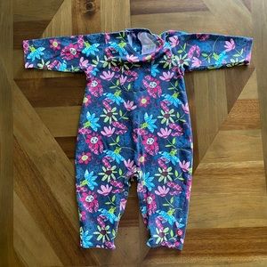 Zurano floral one piece outfit size 12m